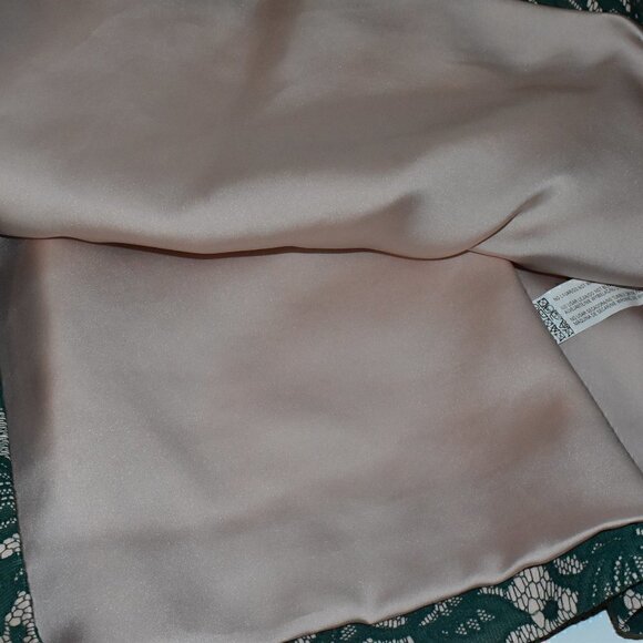 Zara Women Sleeveless Emerald Green Lace Princess Dress Size S - Picture 8 of 16